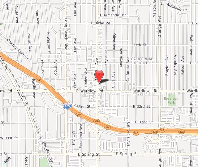 Location Map: 3440 Atlantic Avenue Long Beach, CA 90807